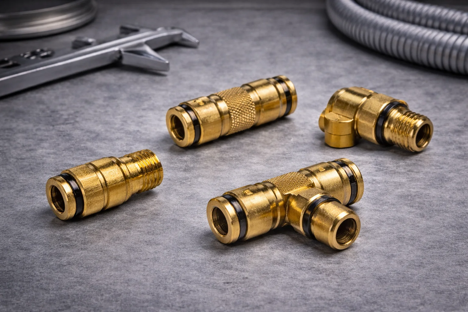 Conheça nossa linha de br Conexão Engate Rápido